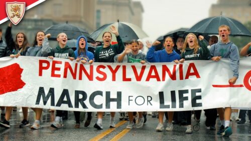 Will you help us end the sin of abortion? Please sign this TFP pro-life petition at https://tfpstudentaction.org/petitions/defund-planned-parenthood-forever

Every year, students from across Pennsylvania gather in Harrisburg to make their voices heard at the March for Life. This powerful event does two things: denounce the sin of abortion and proclaim the sanctity of innocent life, a God-given right.

As pro-life students, we can stand together, share our message, and inspire others to join our cause.  TFP Student Action is on the frontline of this noble crusade for the unborn. TFP’s marching band – with bagpipes and drums – was bolstered by St. Louis de Montfort Academy students.

In this video, pro-life Americans answer three questions:

1. Is the future pro-life or pro-abortion?
2. Is abortion ever a legitimate “choice”?
3. Will God bless America if America supports abortion?

On September 23, 2024, despite the rain, thousands proudly attended the Pennsylvania March for Life. Their presence, youthful energy, and uplifting prayers were a testament to the strength of our cause and an inspiration for all.

With the grace of God, the culture of death will soon crumble.  Let's unite, raise our voices, and stand up for the rights of the unborn. Together, we can restore a culture that loves God and follows His holy commandments in Pennsylvania and beyond. Join us in our next event and be a part of this noble cause.

Video chapters:

0:00 Youth Fighting for Life in Harrisburg
0:31 Is the Future Pro-Life or Pro-Abortion?
1:05 Is Abortion Ever a Legitimate "Choice"? 
1:51 Will God Bless America if it Supports Abortion?
3:45 Words of Encouragement for the Pro-Life Movement
4:35 What Changes History... 

#tfpstudentaction #prolifegeneration #prolife

Site:  https://www.tfpstudentaction.org/
Instagram: https://www.instagram.com/tfpstudentaction/
Facebook: https://www.facebook.com/TFPStudentAction
Twitter: https://twitter.com/tfpsa