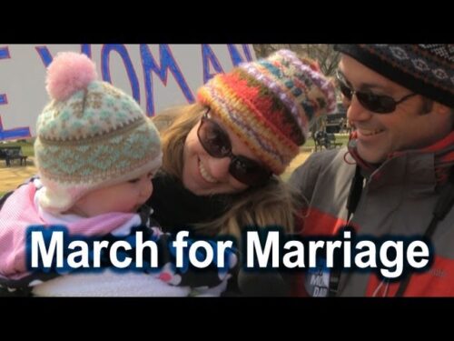 http://www.tfpstudentaction.org/ -- Share this video because the liberal media won't show it.

Thousands of pro-traditional marriage defenders marched up Capitol Hill on Tuesday, March 26, 2013 calling for the Supreme Court to uphold and protect marriage as the union of 1 man and 1 woman.  The National Organization for Marriage together with about 40 co-sponsoring groups pulled together in this undertaking at a time when natural marriage is under  attack.  

"Like" the video.  
And share it.